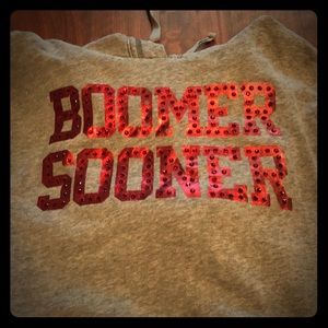 ou sweatshirt brand pink size-S